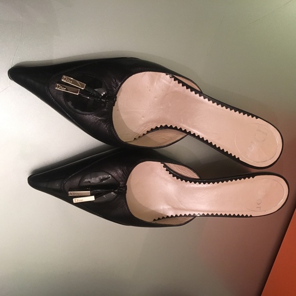 Dior Black Kitten Heels - Picture 2 of 8